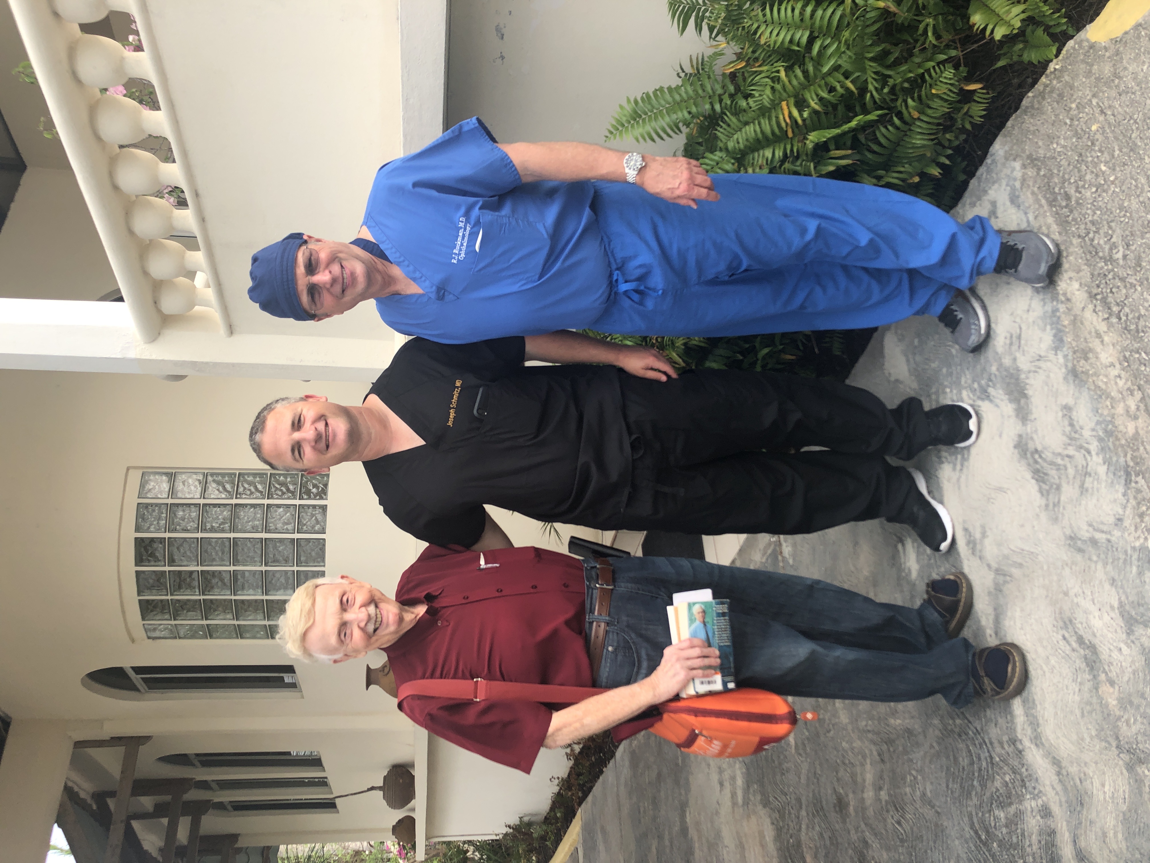 Surgical procedure during the Fiji mission